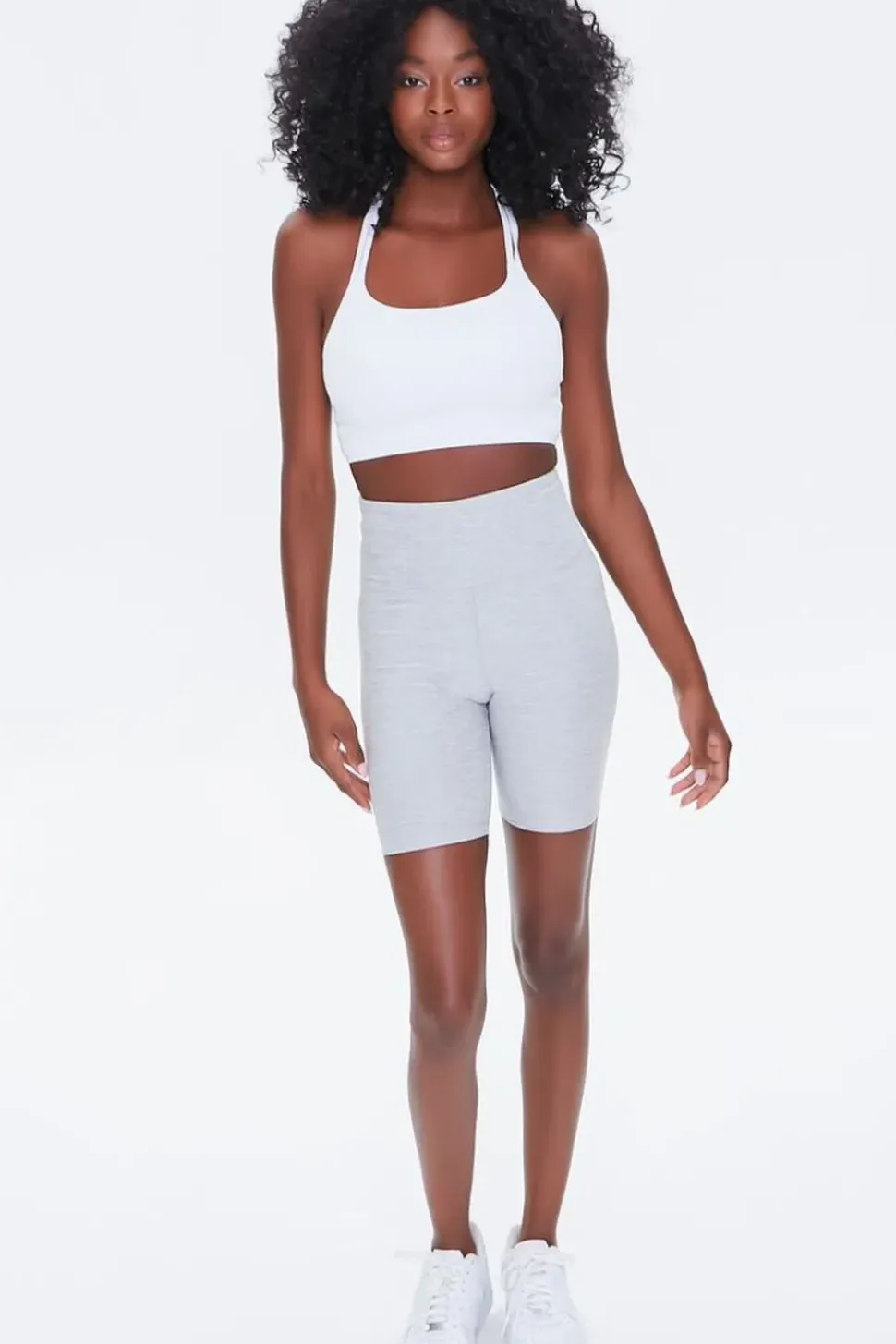 Active Heathered Bike Shorts