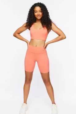 Active High-Rise Biker Shorts