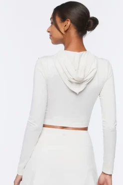 Active Hooded Crop Top