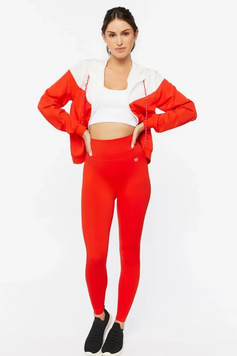 Active Hooded Zip-Up Windbreaker Jacket