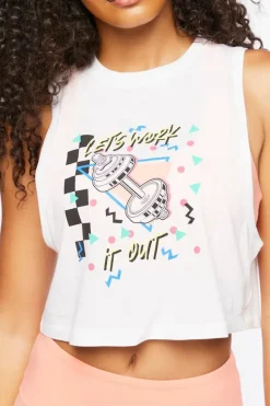 Active Lets Work It Out Muscle Tee