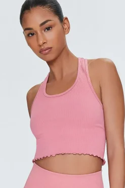 Active Lettuce-Edge Crop Top