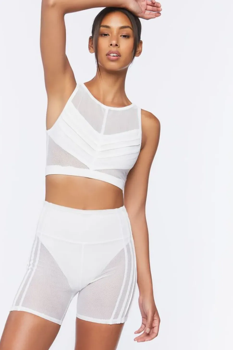 Active Mesh Biker Shorts