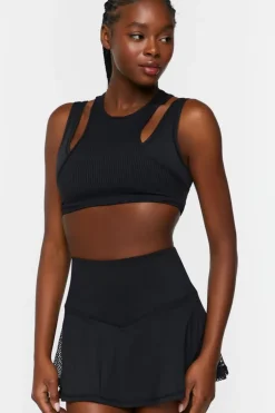 Active Mesh-Panel Skort