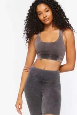 Active Mineral Wash Biker Shorts