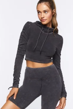 Active Mineral Wash Biker Shorts
