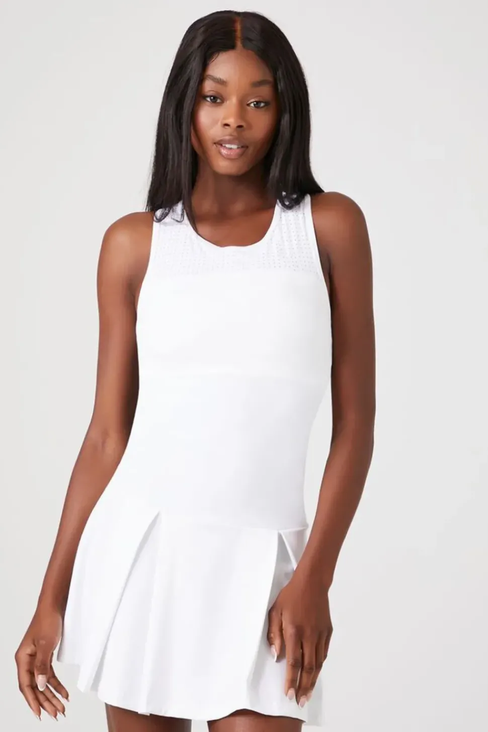 Active Pleated Mini Dress