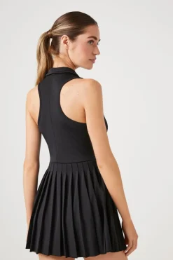 Active Pleated Skort Romper