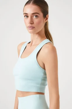 Active Racerback Cropped Tank Top