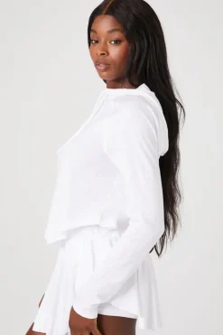 Active Raglan Hooded Top