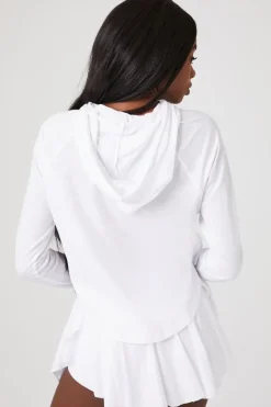 Active Raglan Hooded Top