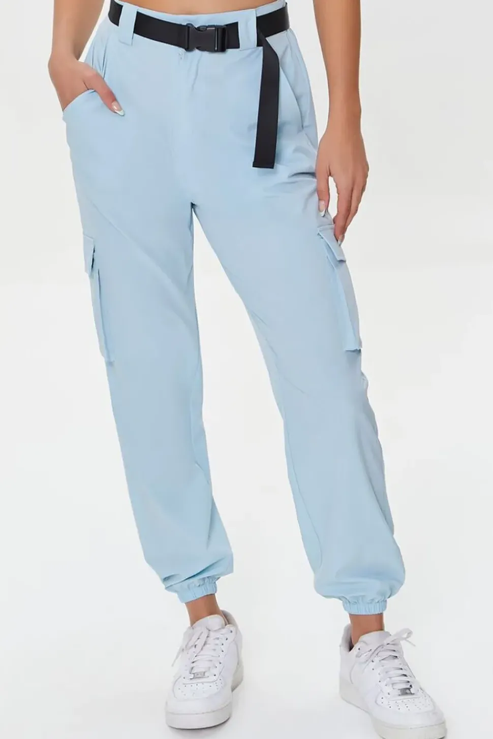 Active Release-Buckle Belted Joggers