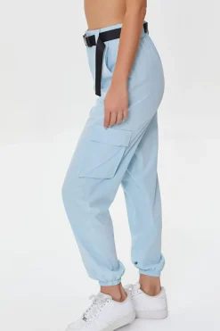 Active Release-Buckle Belted Joggers