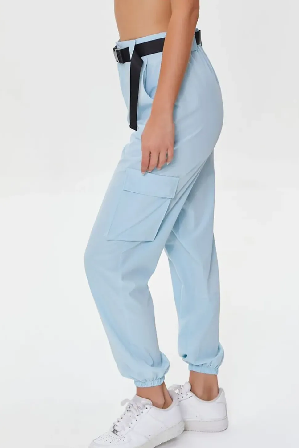 Active Release-Buckle Belted Joggers