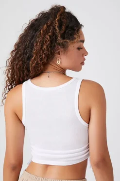 Active Ruched Cropped Tank Top