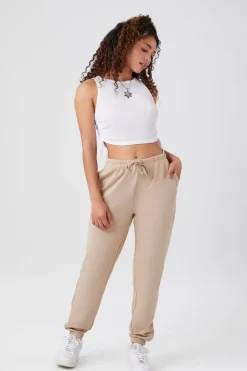 Active Ruched Cropped Tank Top