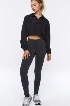 Active Ruched-Sleeve Windbreaker