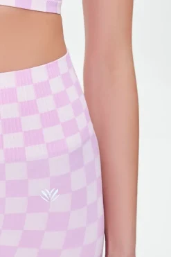 Active Seamless Checkered Leggings