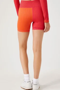 Active Seamless Colorblock Biker Shorts