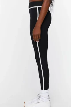 Active Seamless Contrast-Trim Leggings