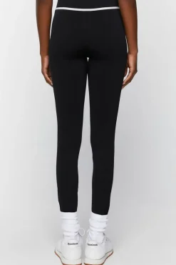 Active Seamless Contrast-Trim Leggings