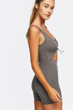 Active Seamless Cutout Romper
