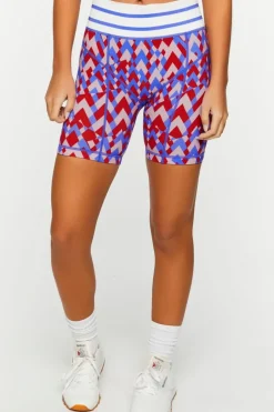 Active Seamless Geo Print Biker Shorts