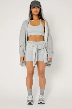 Active Seamless Heathered Biker Shorts