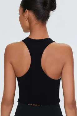 Active Seamless Lettuce-Edge Crop Top
