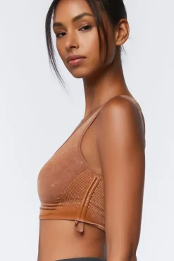 Active Seamless Ribbed Crop Top