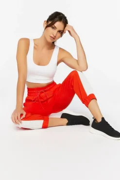 Active Side-Striped Drawstring Joggers