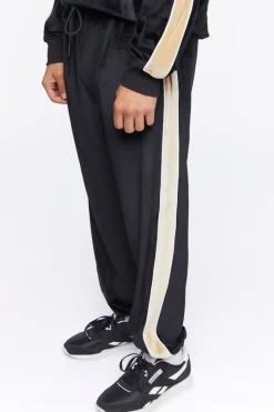 Active Side-Striped Velour Joggers