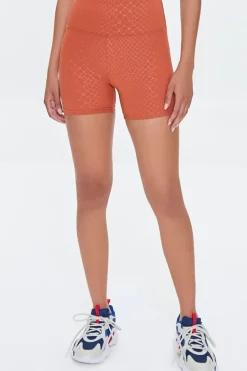 Active Snake Print Biker Shorts