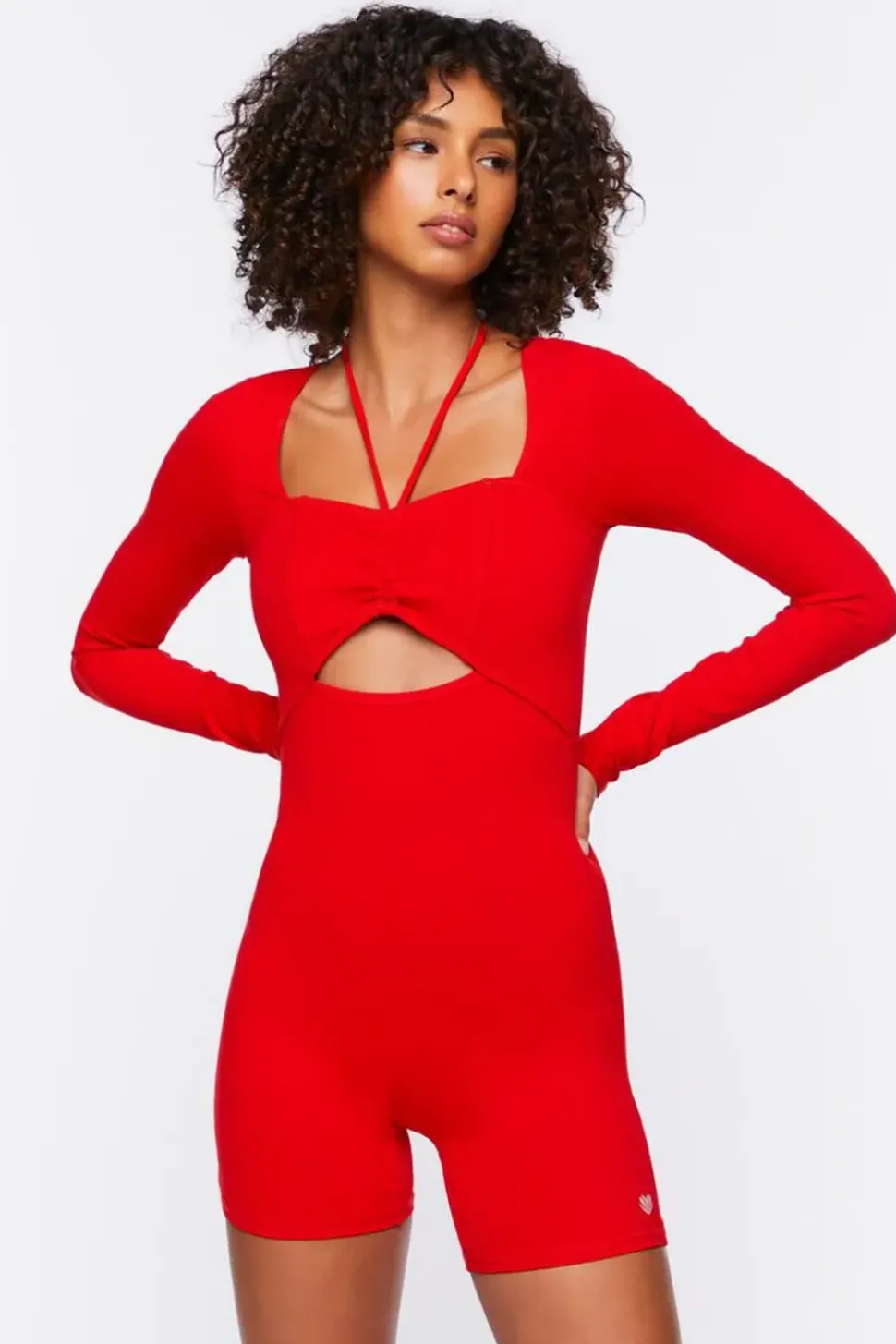 Active Strappy Cutout Romper