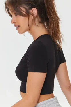 Active Surplice Crop Top