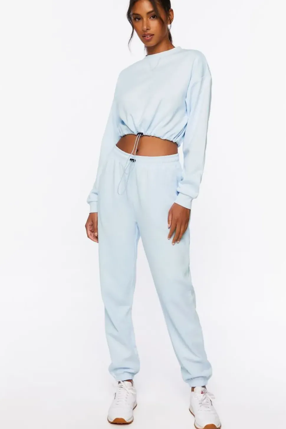 Active Toggle Drawstring Crop Top