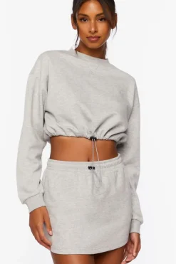 Active Toggle Drawstring Mini Skirt