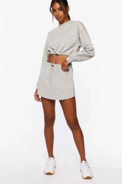 Active Toggle Drawstring Mini Skirt