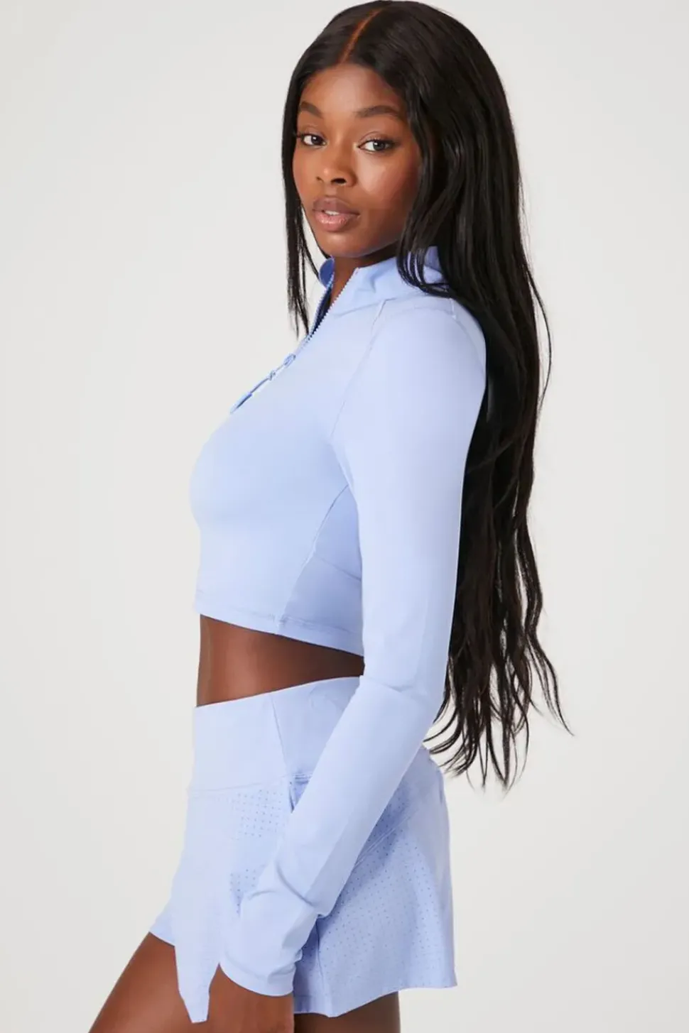 Active Zip-Up Cropped Jacket