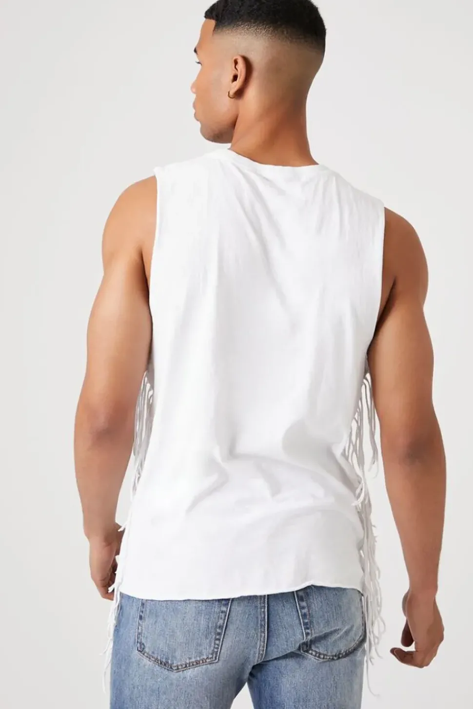 Aerosmith Graphic Fringe Muscle Tee