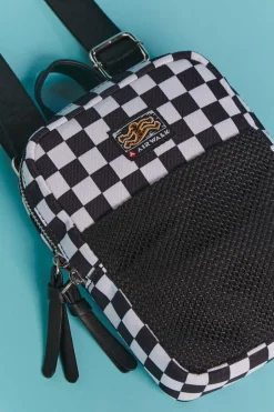 Airwalk Checkered Mini Messenger Bag