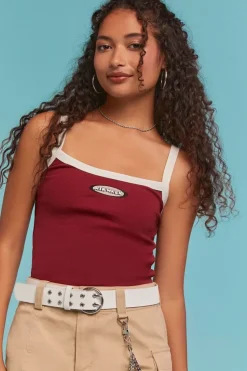 Airwalk Embroidered Graphic Cami