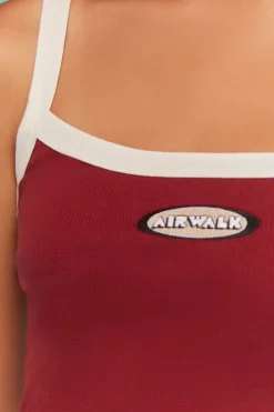 Airwalk Embroidered Graphic Cami