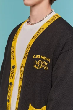 Airwalk Graphic Cardigan Sweater