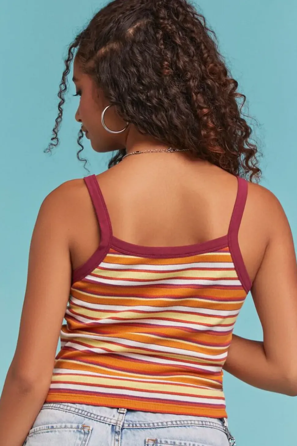 Airwalk Graphic Striped Cami