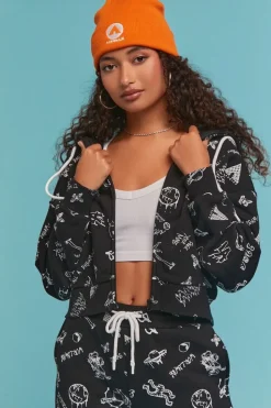Airwalk Graphic Zip-Up Hoodie