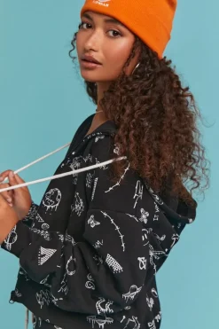 Airwalk Graphic Zip-Up Hoodie