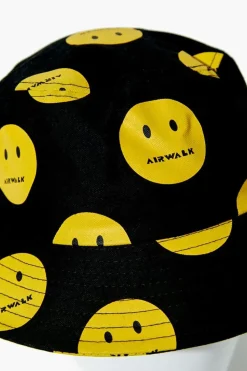 Airwalk Happy Face Bucket Hat