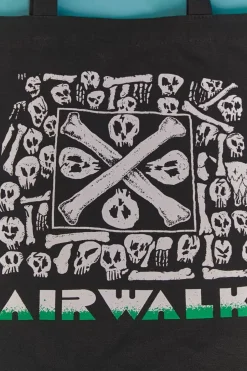 Airwalk Skull Graphic Tote Bag