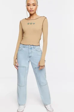 Alien Graphic Long-Sleeve Tee
